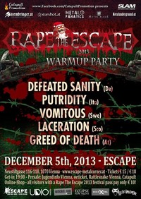Rape The Escape -  Warm Up Party@Escape