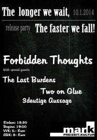 The longer we wait, the faster we fall - CD-Release@MARK.freizeit.kultur