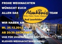 Weihnacht im Almkönig@Almkönig