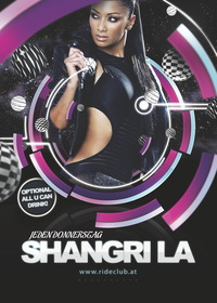 Shangri La - All YOU CAN DRINK @Ride Club