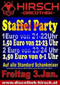 Staffelparty@Discothek Hirsch