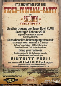 Super Bowl Party@Saloon Donauplex