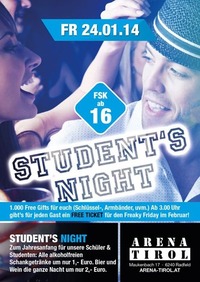 Students Night - ab 16 Jahren@Arena Tirol