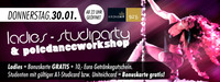 Ladies-Studiparty & Poledance Workshop