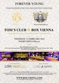 5 Years Anniv.  Toms Club@BOX Vienna