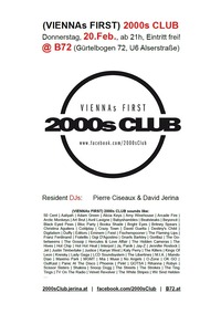 (Viennas First) 2000s Club@B72