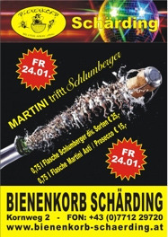 Schlumberger trift Martini@Bienenkorb Schärding