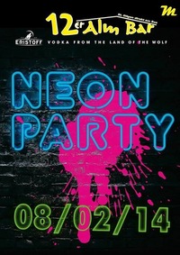 Eristoff Neon Party@12er Alm Bar