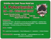 4.TURNIER Point Poker Club