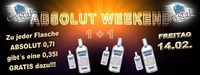 Absolut Weekend 1+1@Crystal Bottle Bar