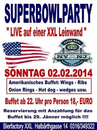 Superbowl Party@Bierfactory XXL