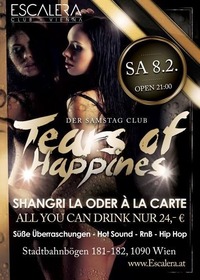 Tears Of Happiness  Der Samstag Club@Escalera Club