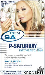 P-Saturday@Partyhouse Auhof