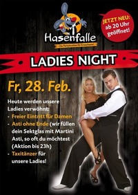 Hasenfalle Ladies Night@Hasenfalle