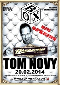Glamorous presents Star DJ - Tom Novy@BOX Vienna