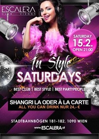 In Style & Saturday Night@Escalera Club