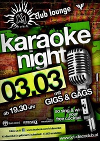 Rosenmontag Karaoke Night@K1 - Club Lounge