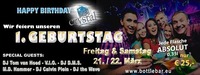 1 Jahr Crystal Bottle Bar@Crystal Bottle Bar