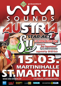 WM-Sounds Austria mit Star-act fii@Martinihalle