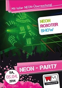 Neon Roboter@Whiskymühle