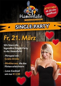 Hasenfalle Single Party@Hasenfalle