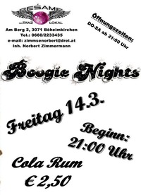 Boogie-Night@Beśame Tanzlokal