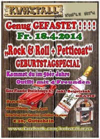 Genug Gefastet - Rock & Roll + Petticoat Geburtstagspecial