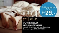 Wochenteilen und ausschlafen