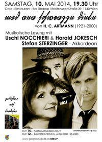 med ana schwoazzn dintn von H. C. Artmann @Cafe - Restaurant - Bar i Bebop ! 