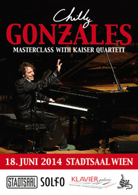Chilly Gonzales Masterclass with Kaiser Quartett Stadtsaal Samt Untergrund Chilly Gonzales Masterclass with Kaiser Quartett@Stadtsaal Wien