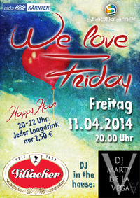 We Love Friday@Lounge-Bar Stadtkrämer