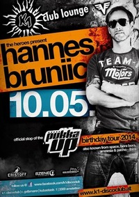  pukka up - birthday tour 2014 - Hannes Bruniic live@K1 - Club Lounge