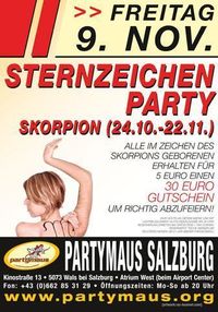 Sternzeichenparty@Partymaus