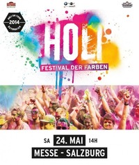 Holi Festival der Farben 2014 - Salzburg@Messezentrum