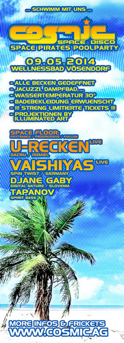 Cosmic - Space Pirates Poolparty@Wellnessoase Vösendorf