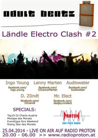 Adult Beatz #51 - Ländle Electro Clash #2@Proton - das feie Radio