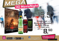 Mega-3D-MovieNight: Godzilla@Hollywood Megaplex