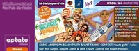 Great american beach party & wet T-shirt Contest