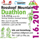 Rosskopf Mountain  Duathlon 2014@Freizeitberg Rosskopf Talstation