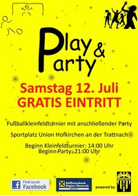 Play & Party Hofkirchen 2014@Hofkirchner Sportplatz