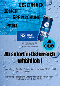 Premium Energy Drink@Bier-Box