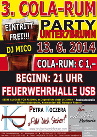 Cola-Rum Party@Feuerwehrhalle