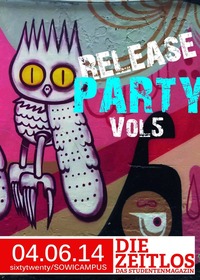 Releaseparty Vol. 5 | Die Zeitlos - Das Studentenmagazin@sixtytwenty