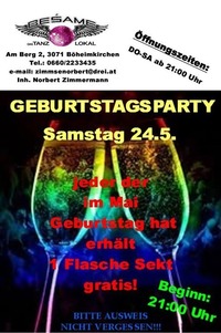 Geburtstags-Party