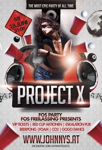 Project X - Die Party deines Lebens@Johnnys - The Castle of Emotions