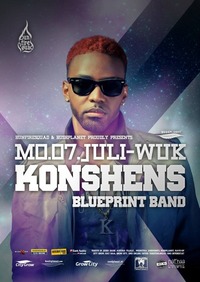 Konshens & Blueprint Band Live