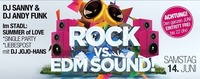 Rock vs. EDM Sound