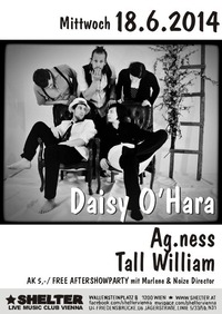 Daisy O´Hara + Ag.ness (solo) + Tall William@Shelter