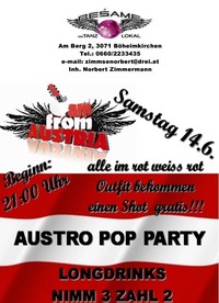 Austro Pop Abend@Beśame Tanzlokal