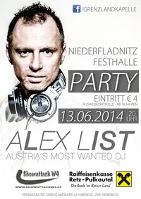 Party mit DJ Alex List und Showattack W4@Festgelände